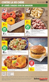 Promos Pomme De Terre dans le catalogue "-60% DE REMISE IMMÉDIATE SUR LE 2ÈME" de Intermarché Super Pomme De Terre en promo dans le catalogue Intermarché Super à la page 5
