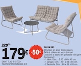 Salon bas en promo chez E.Leclerc Vierzon à 179,00 €