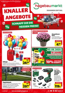 Aktueller Hagebaumarkt Prospekt "KNALLERANGEBOTE" Seite 1 von 8 Seiten