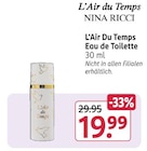 L'Air Du Temps von NINA RICCI im aktuellen Rossmann Prospekt für 19,99 €