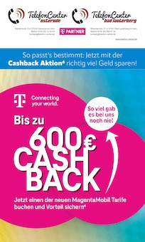 Aktueller TelefonCenter Osterode Osterode Prospekt "Bis zu 600€ CASH BACK" mit 8 Seiten