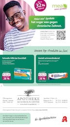 mea - meine apotheke Prospekt für Karlsruhe: "Unsere Juni-Angebote", 4 Seiten, 01.06.2026 - 30.06.2026