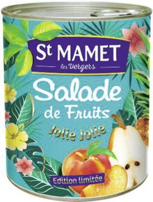 Saint-Valentin - ST MAMET dans le catalogue Géant Casino Salade de Fruits Jolie Jolie - ST MAMET à 1,87 € en promo chez Géant Casino