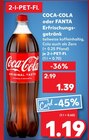 Aktuelles Coca-Cola oder Fanta Erfrischungsgetränk Angebot bei Kaufland in Freising ab 1,19 €