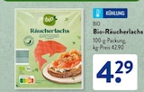 Räucherlachs Angebote von Bio bei ALDI SÜD Mönchengladbach für 4,29 €