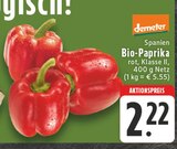 Bio-Paprika im Angebot bei EDEKA in Unna Bio-Paprika Angebote von demeter bei EDEKA Unna für 2,22 €