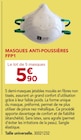 Promo Masques Anti-Poussières FFP1 à 5,90 € dans le catalogue Gedimat à Mur-de-Barrez