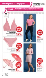 Promos Pyjama Femme dans le catalogue "20 JOURS PLUS" de Hyper U Pyjama Femme en promo dans le catalogue Hyper U à la page 22