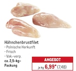Hähnchenbrustfilet im METRO Prospekt Hähnchenbrustfilet von im aktuellen METRO Prospekt für 7,48 €