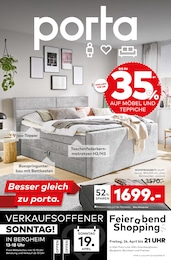 porta Möbel Prospekt für Samtens: "Besser gleich zu porta.", 18 Seiten, 12.04.2026 - 25.04.2026
