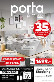 Aktueller porta Möbel Bergheim Prospekt porta Möbel Prospekt Bergheim "Besser gleich zu porta." mit 18 Seiten