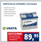 AUTOPLUS Rennerod - BLUE DYNAMIC 12V/44AH Angebot im Prospekt BLUE DYNAMIC 12V/44AH bei AUTOPLUS im Rennerod Prospekt für 89,95 €