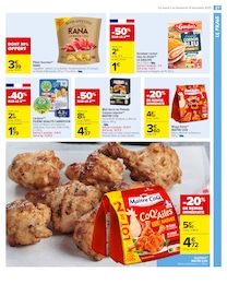 Prix et réduction Dinde dans le prospectus Carrefour Market en cours Offre Dinde dans le catalogue Carrefour Market du moment à la page 29