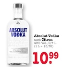 Vodka im Angebot bei E center in Frankfurt Vodka Angebote von Absolut bei E center Frankfurt für 10,99 €