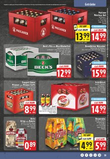 Bier im EDEKA Prospekt "Aktuelle Angebote" mit 24 Seiten (Dormagen)