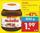 Aktuelle Nutella Angebote bei Netto Marken-Discount in Meerbusch Aktuelles Nuss-Nugat-Creme Angebot bei Netto Marken-Discount in Meerbusch ab 1,99 €