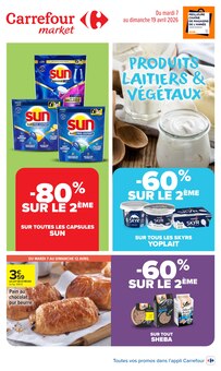 Promotion Lave-Vaisselle dans le prospectus Carrefour Market, valable du 07/04/2026 au 19/04/2026 Promo Lave-Vaisselle dans le catalogue Carrefour Market du moment à la page 1