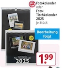 Fotokalender oder Foto-Tischkalender 2025 Angebote bei Rossmann Rostock für 1,99 €