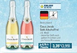 Sekt Alkoholfrei Angebote von Claus Jacob bei Metro Saarbrücken für 3,99 €