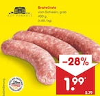 Bratwürste im Netto Marken-Discount Prospekt Bratwürste von Gut Ponholz im aktuellen Netto Marken-Discount Prospekt für 1,99 €