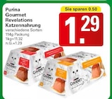 Gourmet Revelations Katzennahrung Angebot im WEZ Prospekt Gourmet Revelations Katzennahrung im WEZ Prospekt zum Preis von 1,29 €