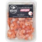 Crevettes décortiquées nature CARREFOUR Le Marché - Carrefour Market à Quimper Crevettes décortiquées nature CARREFOUR Le Marché en promo chez Carrefour Market Quimper à 2,50 €