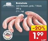Aktuelles Bratwürste Angebot bei Netto Marken-Discount in Hamburg ab 1,99 €