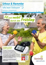 Sanitätshaus Urban & Kemmler Prospekt: "Fit und mobil durch den Frühling", 6 Seiten, 13.03.2024 - 31.05.2024