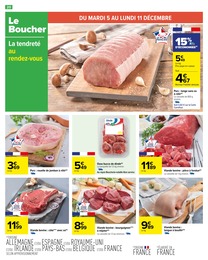Prix et réduction Langue De Boeuf dans le prospectus Carrefour en cours Offre Langue De Boeuf dans le catalogue Carrefour du moment à la page 22