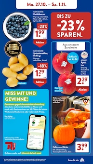 ALDI SÜD Prospekt der aktuellen Woche, gültig von 27.10.2025 bis 01.11.2025 Aktueller ALDI SÜD Prospekt "Gutes für Alle." mit 47 Seiten