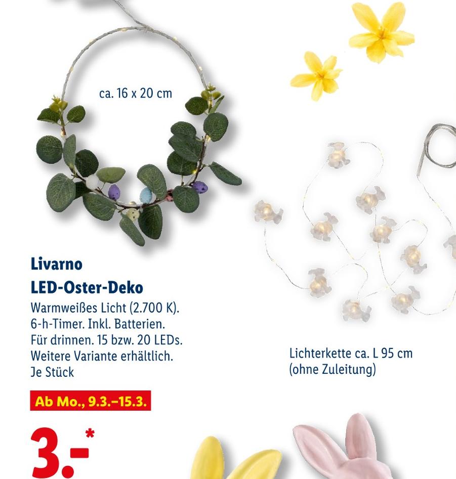 LED-Oster-Deko