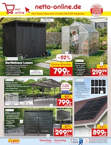 Gartenhaus im Netto Marken-Discount Prospekt "Aktuelle Angebote" mit 63 Seiten (Dortmund)