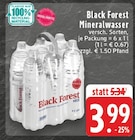 Mineralwasser Angebote von Black Forest bei E center Recklinghausen für 3,99 €