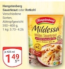 Mildessa Mildes Sauerkraut im Angebot bei GLOBUS in Kaiserslautern Mildessa Mildes Sauerkraut Angebote von Hengstenberg bei GLOBUS Kaiserslautern für 1,49 €