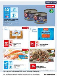 Offre Conserve de thon dans le catalogue Auchan Supermarché du moment à la page 5