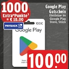 Google Play Gutschein im Angebot bei E center in Herne Google Play Gutschein Angebote von Google Play bei E center Herne für 100,00 €