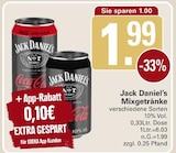 Aktuelle Jack Daniels Angebote bei WEZ in Bad Oeynhausen Aktuelles Mixgetränke Angebot bei WEZ in Bad Oeynhausen ab 1,99 €