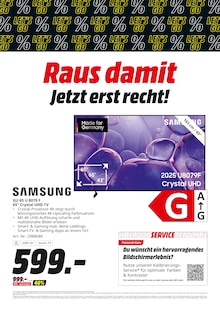 Fernseher im MediaMarkt Saturn Prospekt "RAUS DAMIT - JETZT ERST RECHT!" mit 16 Seiten (Herzogenrath)