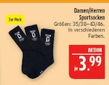Damen/Herren Sportsocken Angebote bei Marktkauf Coburg für 3,99 €