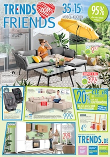 Couch im Trends Prospekt "TRENDS FOR FRIENDS" mit 8 Seiten (Oberhausen)