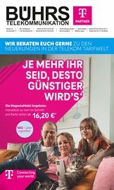 Aktueller Telekom Partner Bührs Lingen Elektromarkt Prospekt in Emsbüren und Umgebung, "JE MEHR IHR SEID, DESTO GÜNSTIGER WIRD'S" mit 12 Seiten, 01.09.2024 - 30.09.2024