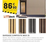 Bardage Composite WEO 35 - FIBERDECK - Tout Faire Bardage Composite WEO 35 - FIBERDECK à 86,90 € dans le catalogue Tout Faire