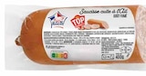 Saucisse cuite à l'ail goût fumé - TOP BUDGET à 1,44 € dans le catalogue Intermarché