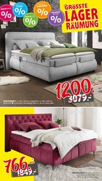 Polstermöbel Fischer Boxspringbett im Prospekt 