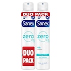 Déodorant 0%, "Duo Pack" - SANEX - Carrefour Market à Nanterre Déodorant 0%, "Duo Pack" - SANEX en promo chez Carrefour Market Nanterre à 3,66 €