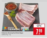 Schweine-Brustspitze/Dicke Rippe im Angebot bei Marktkauf in Rodgau Schweine-Brustspitze/Dicke Rippe Angebote von INITIATIVE TIERWOHL bei Marktkauf Rodgau für 7,99 €