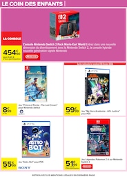 Prix et réduction Nintendo Switch dans le prospectus Carrefour en cours Offre Nintendo Switch dans le catalogue Carrefour du moment à la page 32