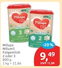 Milumil Folgemilch 2 oder 3 von Milupa im aktuellen budni Prospekt