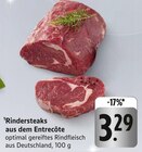 E center Lampertheim - Rindersteaks aus dem Entrecôte Angebot im Prospekt Rindersteaks aus dem Entrecôte bei E center im Lampertheim Prospekt für 3,29 €
