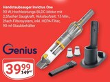 Handstaubsauger Invictus One im Angebot bei GLOBUS in Saarbrücken Handstaubsauger Invictus One Angebote von Genius bei GLOBUS Saarbrücken für 39,99 €